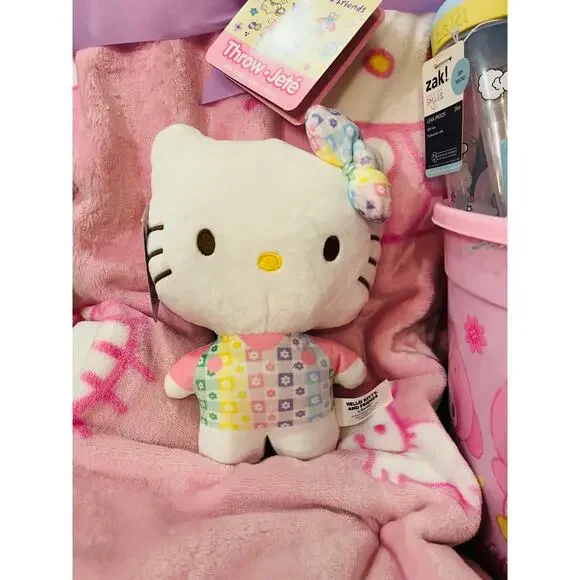 Hello Kitty and Friends Easter large bundle 60 x 70 super soft pink throw
